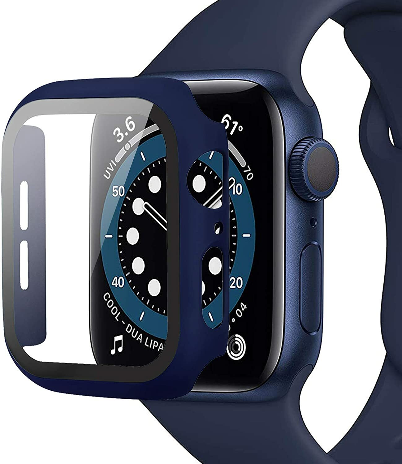Case For Apple Watch Series 4 5 6 Protective Cover Case 40mm 44mm Screen Protector