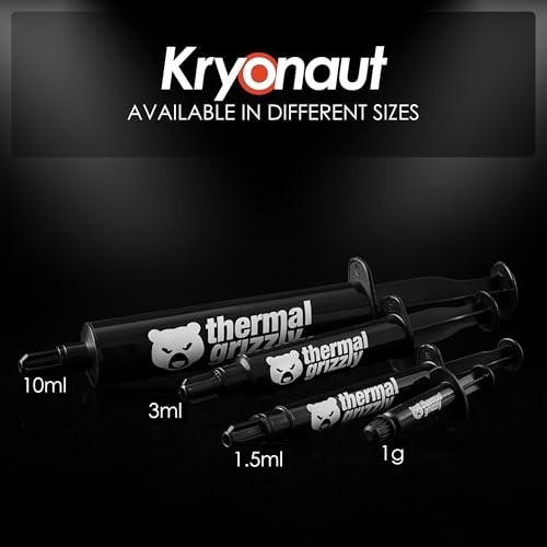 Thermal Grizzly Kryonaut Thermal Paste for CPU GPU Console Overclocking
