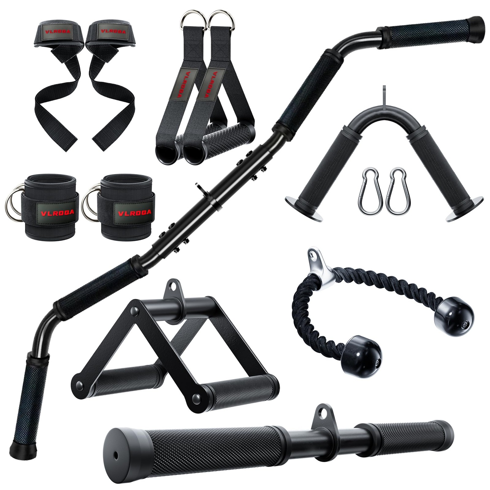 Cable Attachments for Gym,Cable Machine Accessories for Home Gym, Triceps Pul...