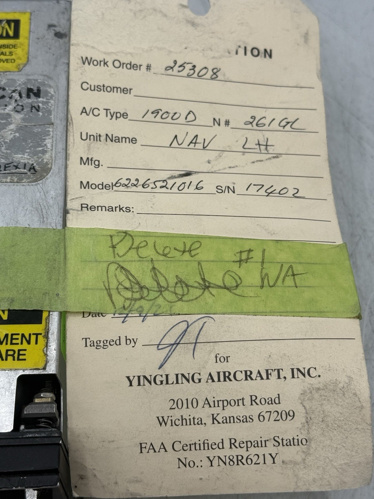 Collins NAV Controller CTL32 622-6521-016 READ
