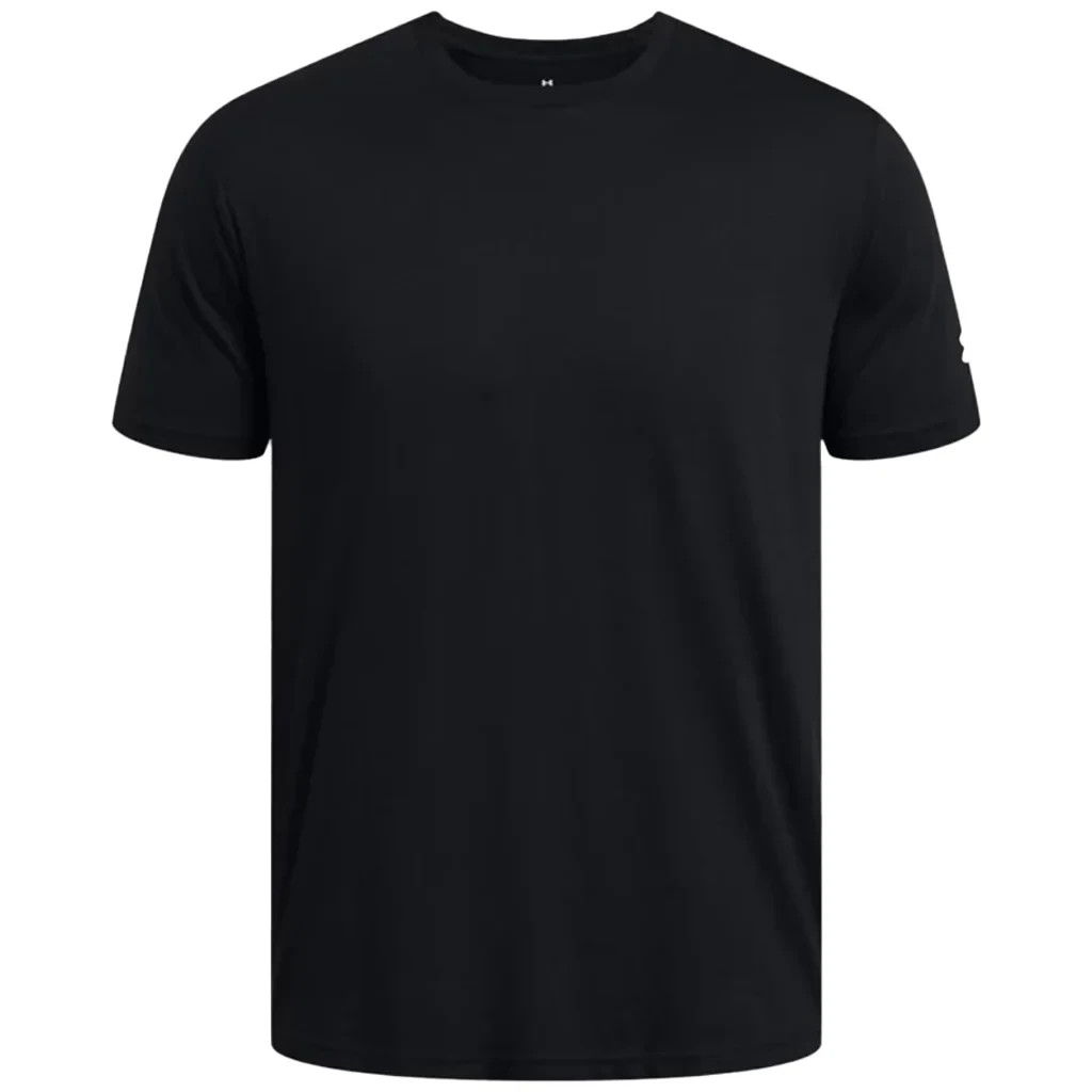 Men's Under Armour Athletics SS Tee 1360695 Black Short Sleeve T-Shirt NEW