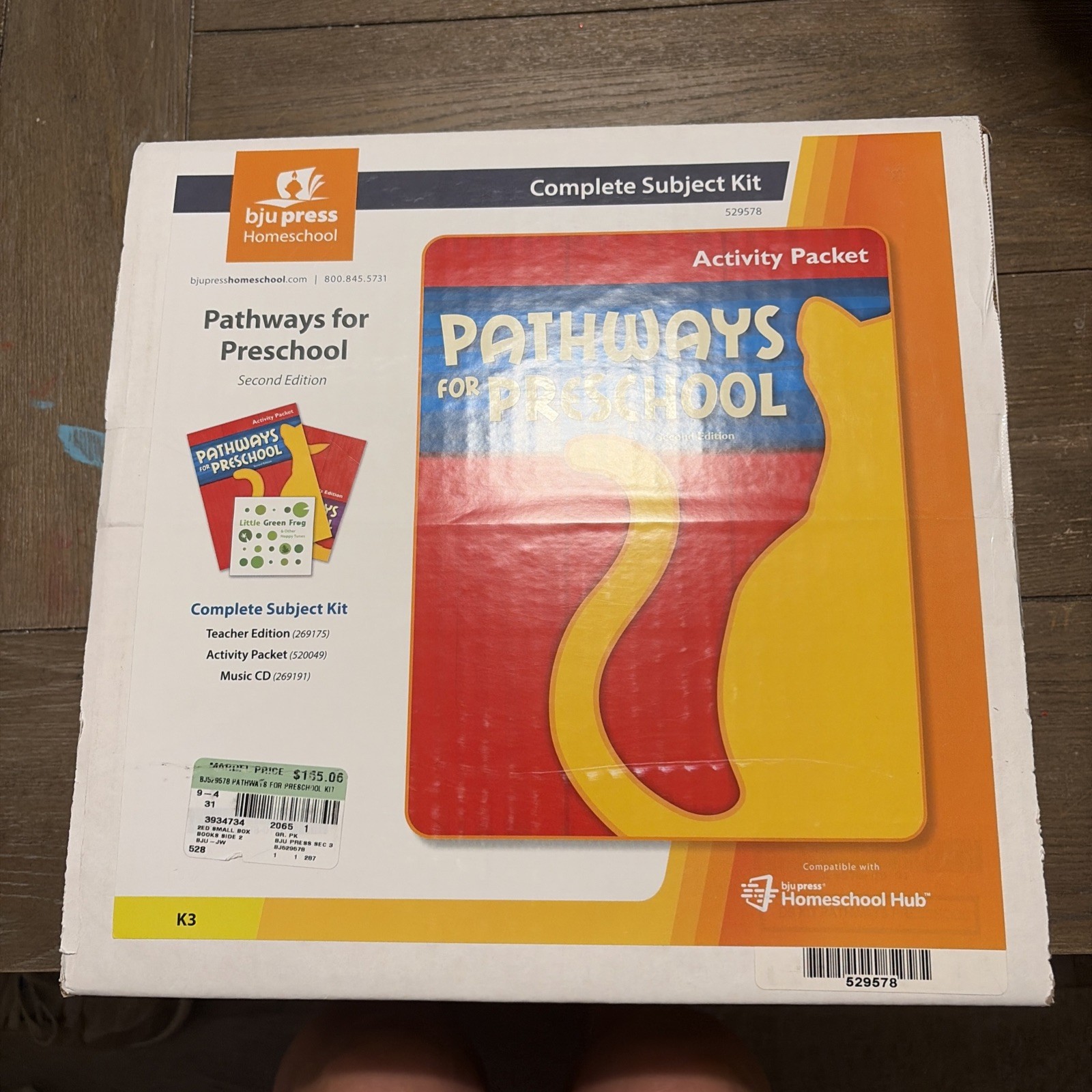 Homeschool BJU Press K3 PATHWAYS TO PRESCHOOL Complete Subject Kit 2nd Ed