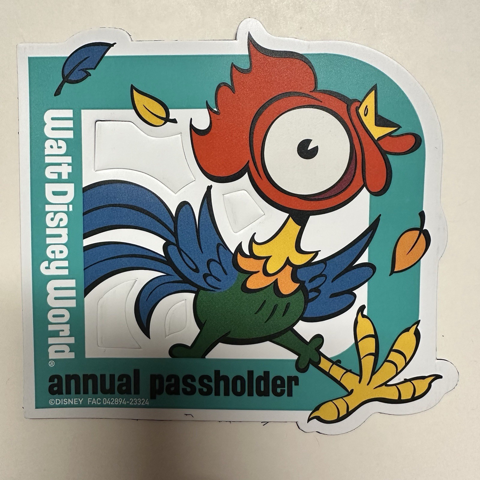 Authentic Disney World Annual Passholder HEI HEI Magnet - Moana