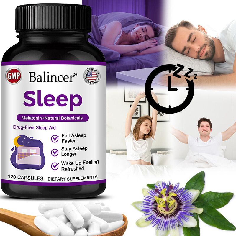 Sleep Capsules 30/60/120ct, Fall Asleep Fast & Stay Asleep, Sleep Supplement