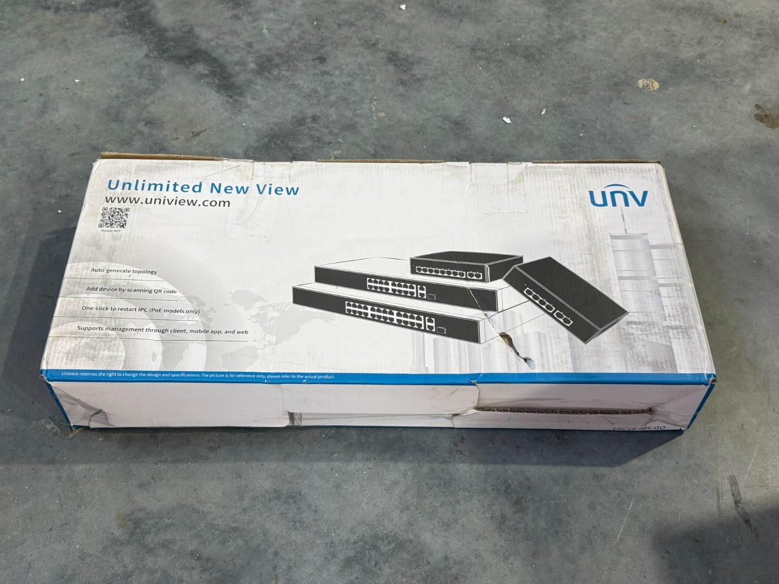 UNV Uniview Ethernet Switch NSW3000-16T1GT1GC-POE-IN 16-Port Cloud Manage Switch