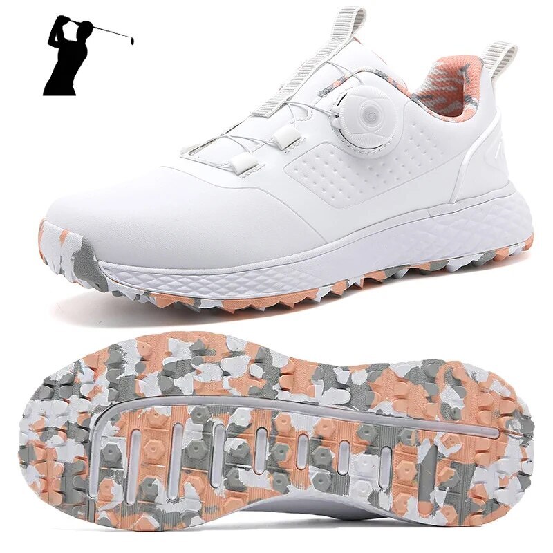 Waterproof Golf Shoes Women Comfortable Golf Sneakers Outdoor Walking Shoes