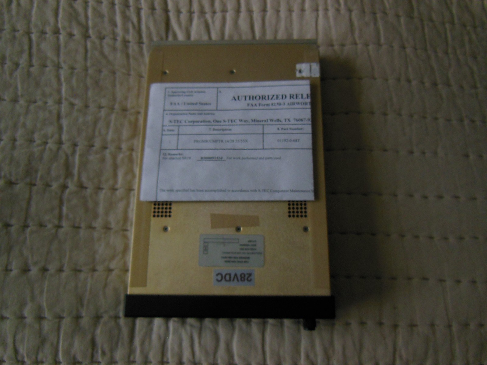 S-TEC 55X Autopilot Controller for Cessna 182Q
