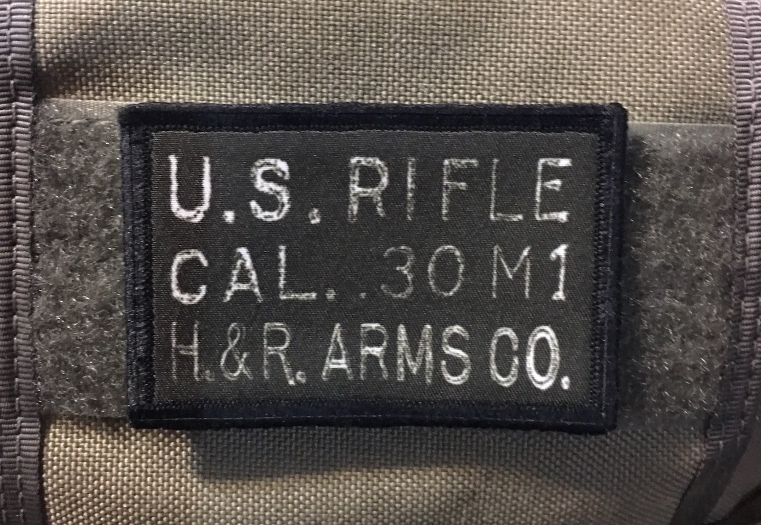 H&R M1 Garand Stamp Morale Patch Tactical Military ARMY Badge Hook Flag Tab