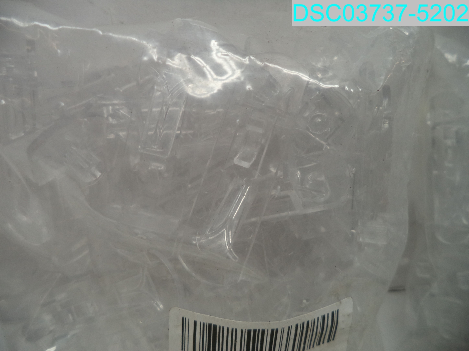 QTY=100: Rierdge Plastic Locking Shelf Pins 6.9mm-5/8" Clear X00315ZE99