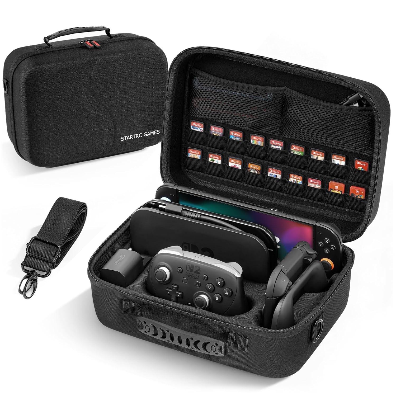 Carrying Case for Nintendo Switch 2 All in One Case Hard Shell Travel Carry Bag