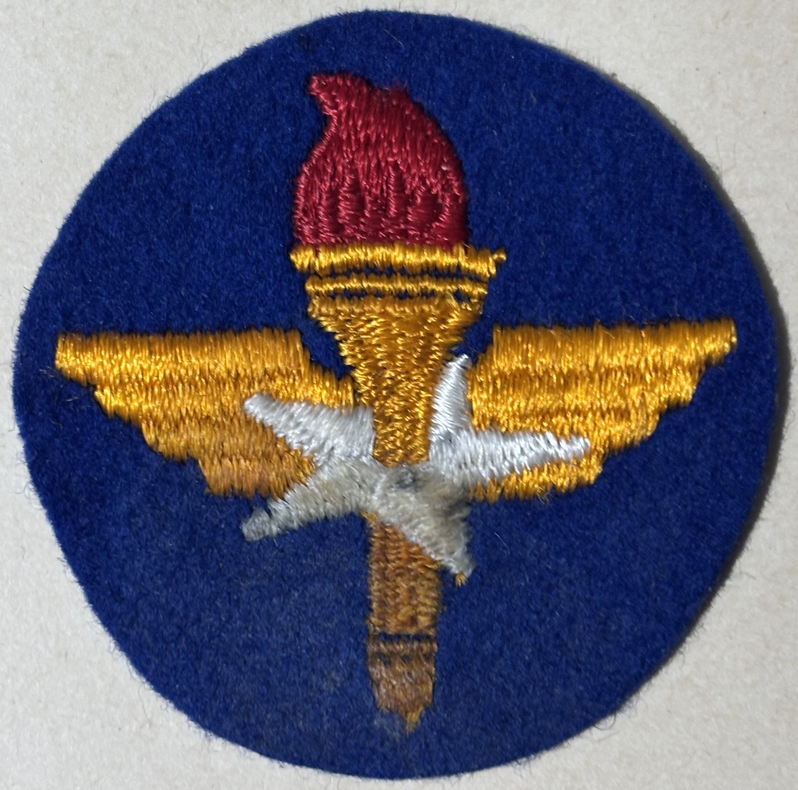 G W Lawrence Air Force Air Training Command Wool Patch Inv 33-7