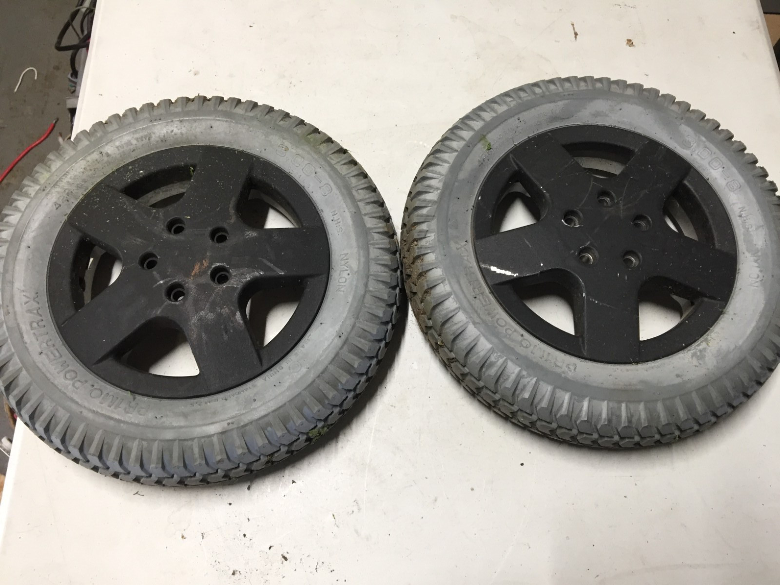 Invacare Torque 3G Wheelchair Wheels and Rims 3.00x8  (1 Pair)