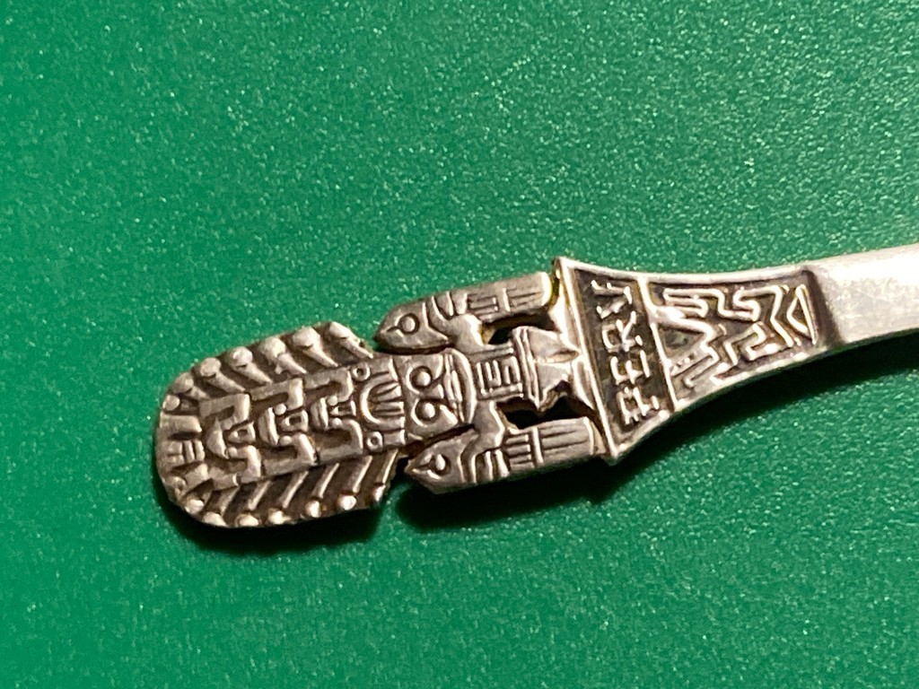 PERUVIAN STERLING SOUVINER SABRE /SWORD 4"