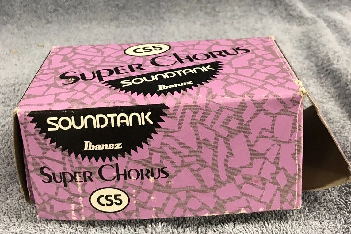 Ibanez CS5 Super Chorus Soundtank Analog Guitar Effects Pedal Vintage 90s