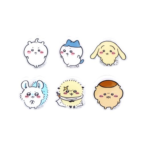 Manga MD [ Chiikawa ] Mini Acrylic Clip (6 TYPE SET) [ 치이카와 ] 쁘띠 아크릴 클립 (CIKW13)