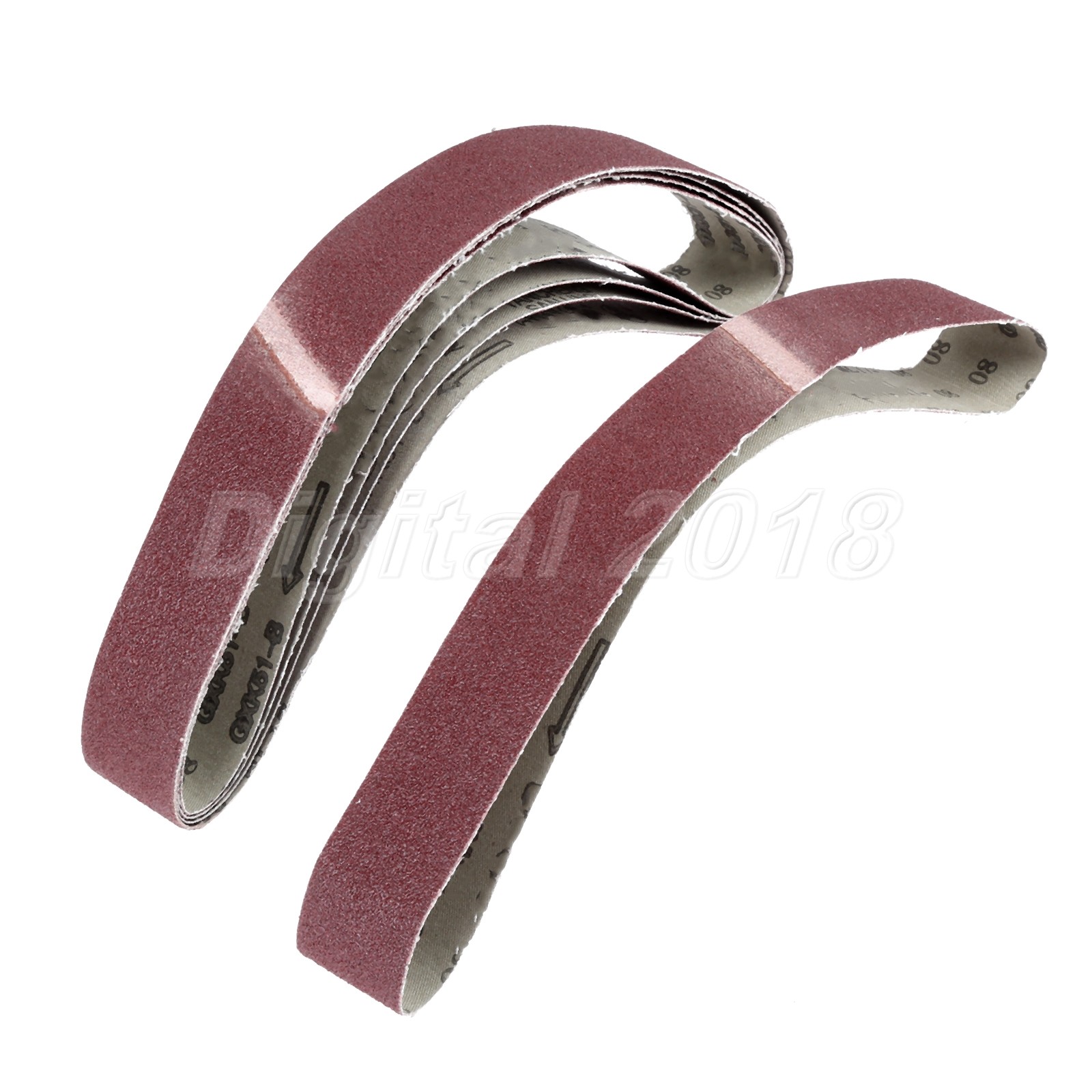 5pcs 60# Grit Sanding Paper Abrasive Belts Polishing Sharpening Grinding Tool