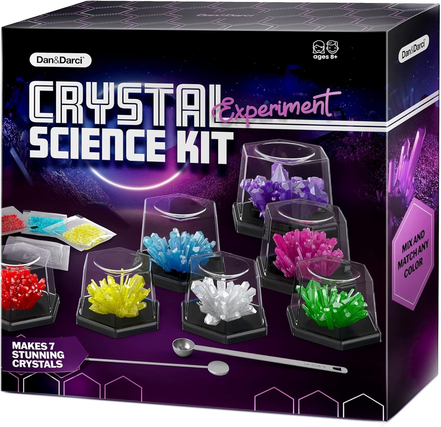 Kids Crystal Growing Science Kit – Fun STEM Experiments for Ages 8-14