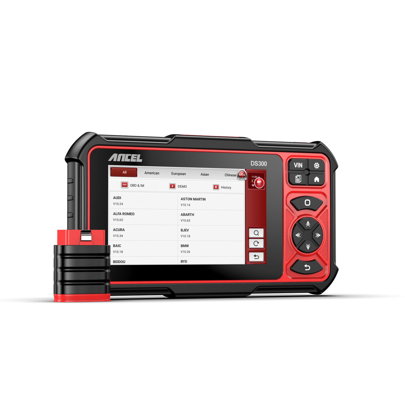 ANCEL DS300 Bi-directional Diagnostic Tool OBD2 Scanner ECU Coding AF DPF TPMS
