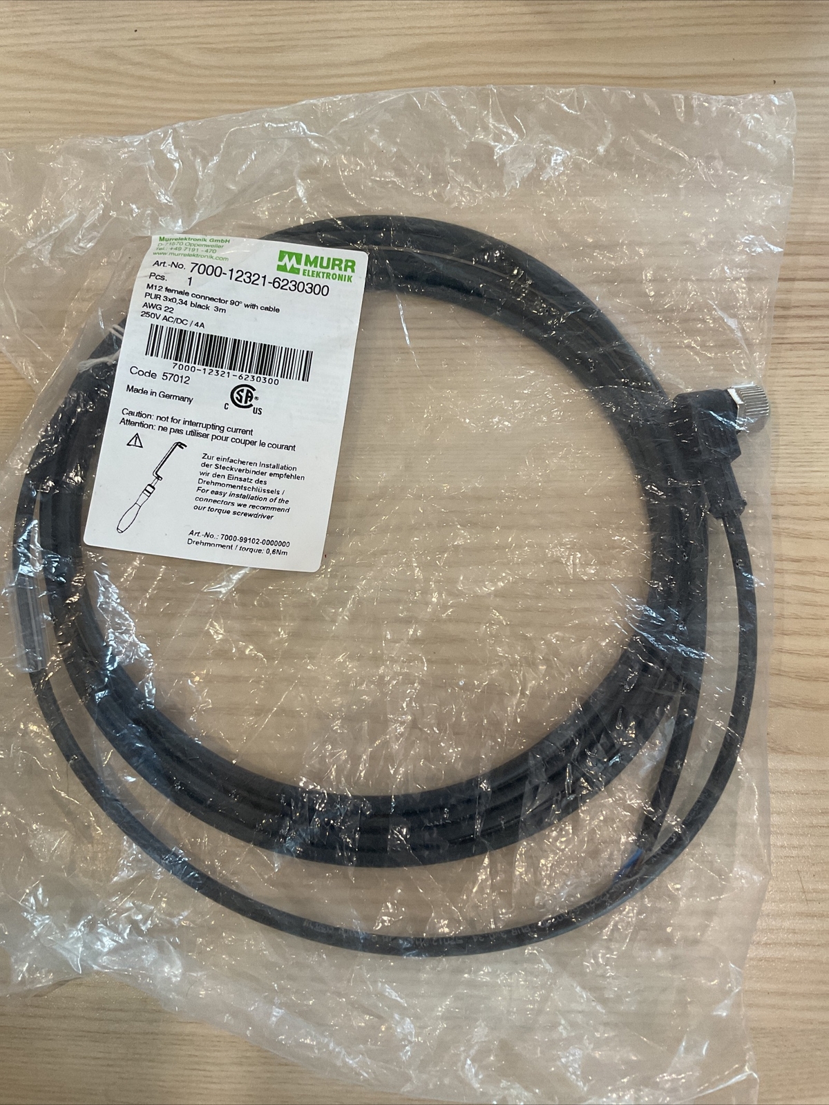 Murr 7000-12321-6230300 Cable