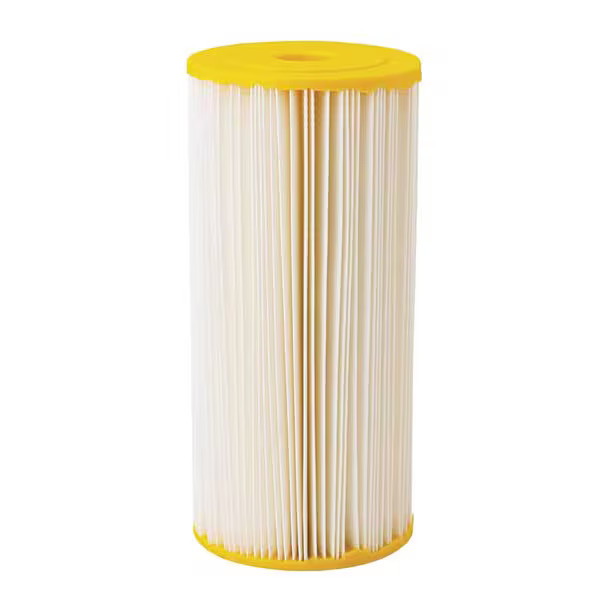 Pentair  Pleated Filter Cartridge, 20 gpm, 50 Micron, 4-1/2" O.D., 9 3/4 in H