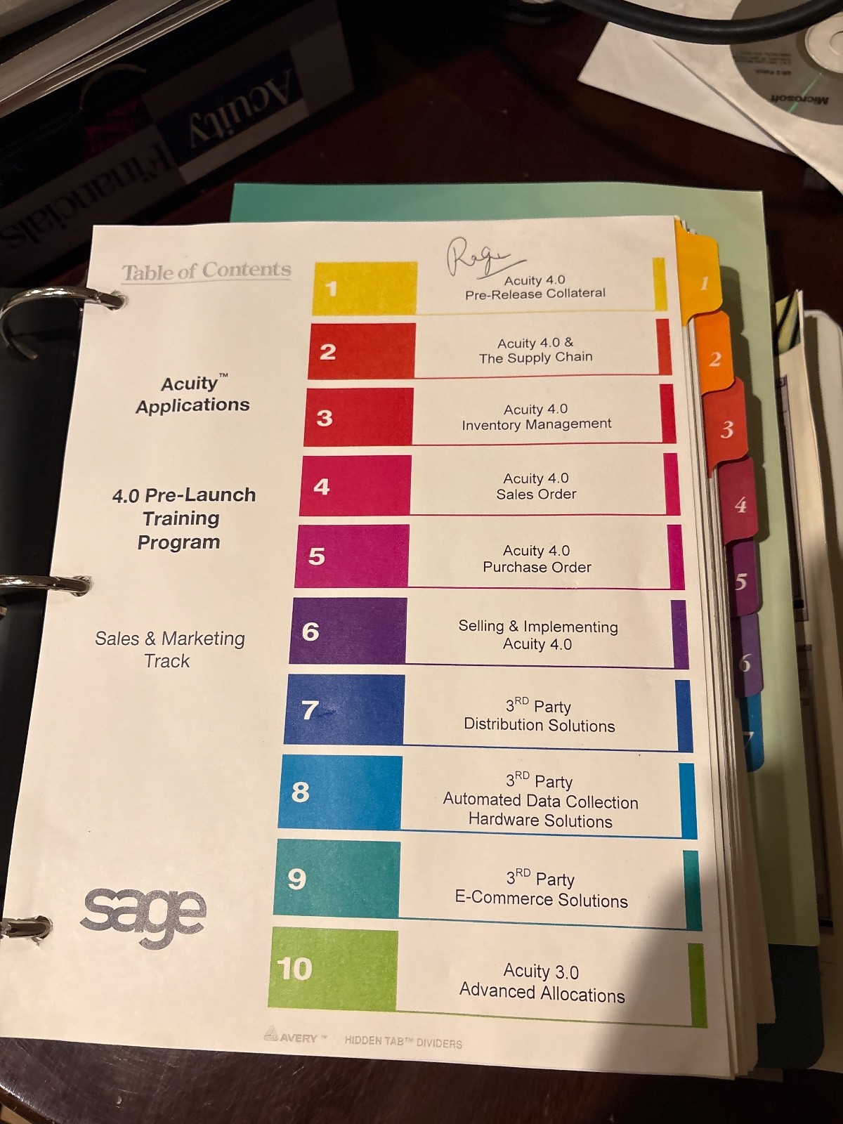 . Acuity Financials .Complete training manual.