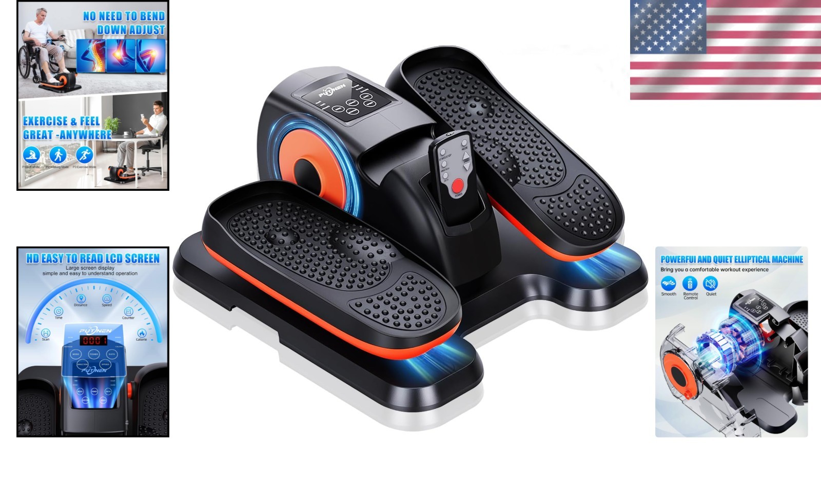 Quiet Electric Leg Exerciser for Seniors