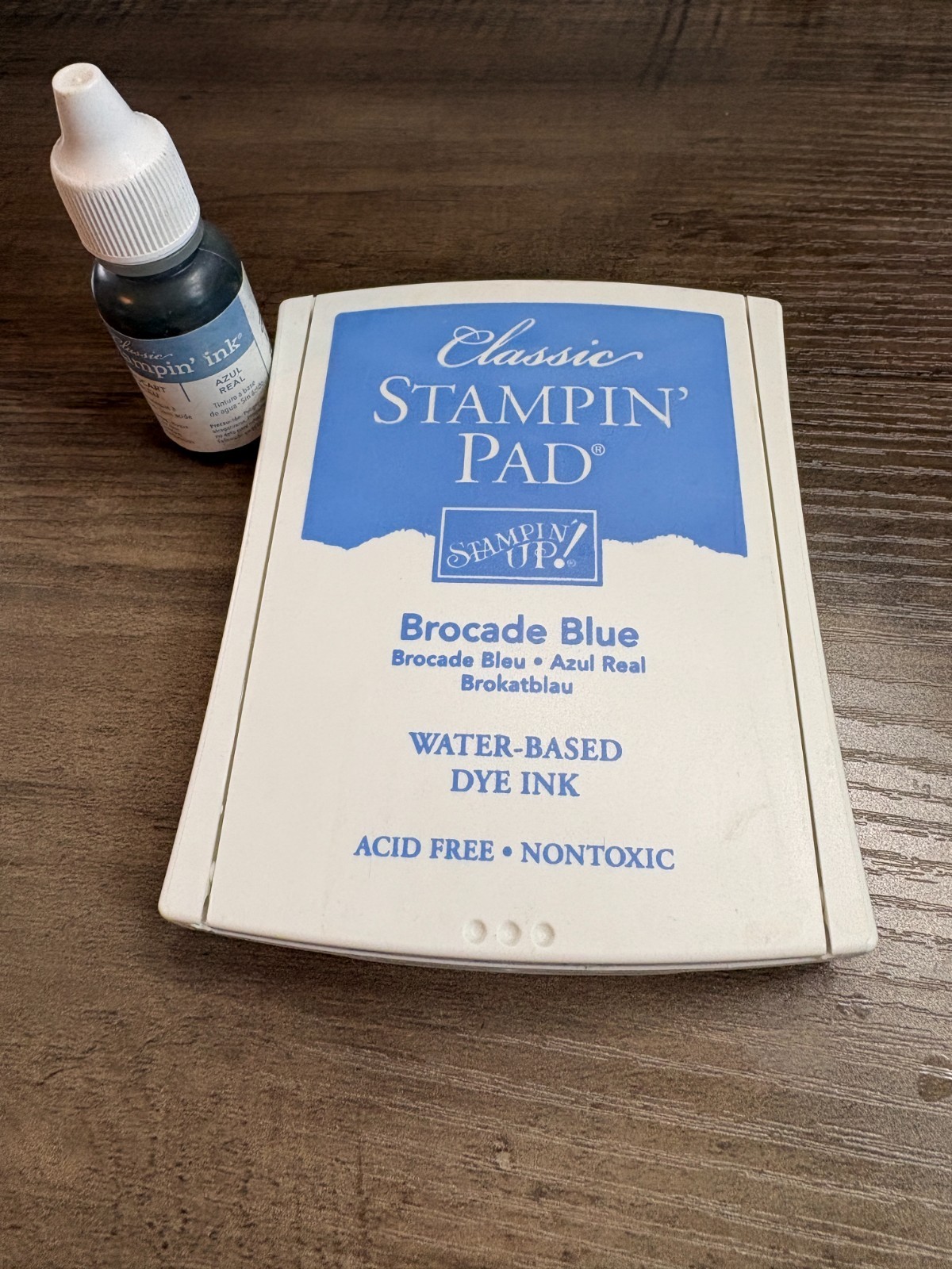Stampin Up Classic Ink Refill & Pad ~ Brocade Blue ~Z7