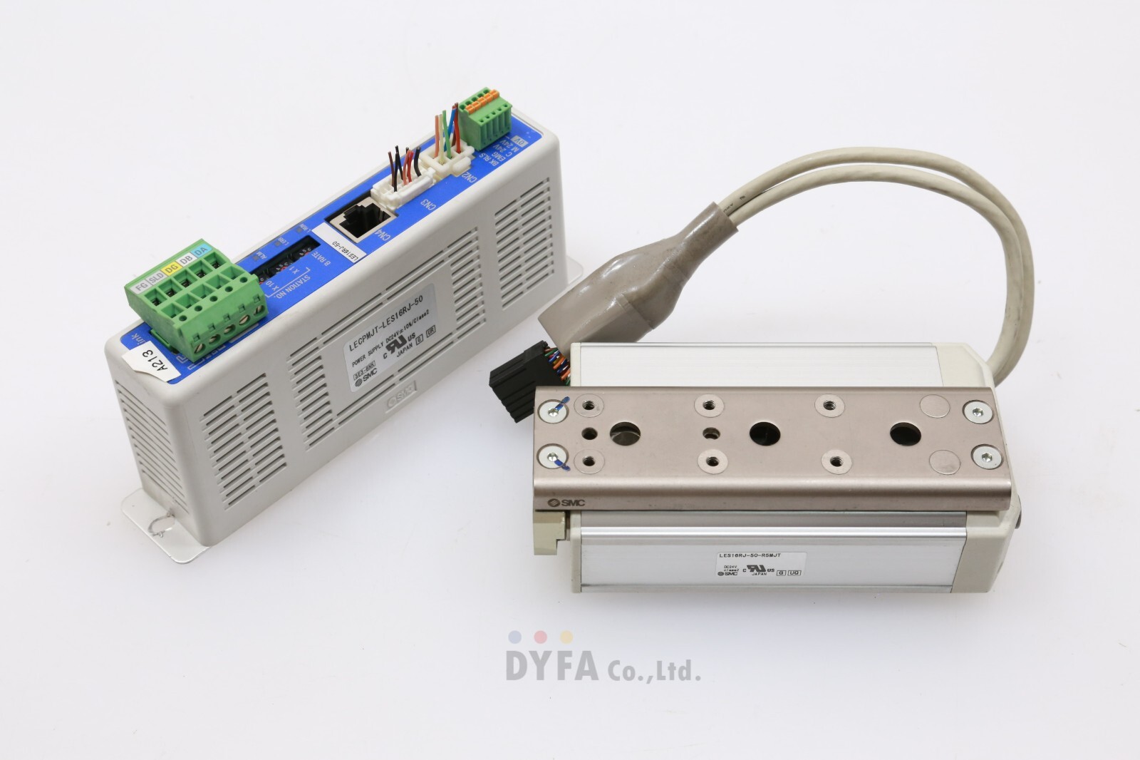 SMC Linear Actuator Used LECPMJT-LES16RJ-50, LES16RJ-50-R5MJT ACT-I-416=1G22