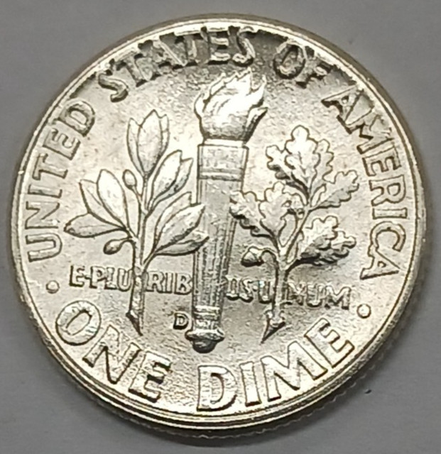 1960-D Silver Roosevelt Dime BU Uncirculated