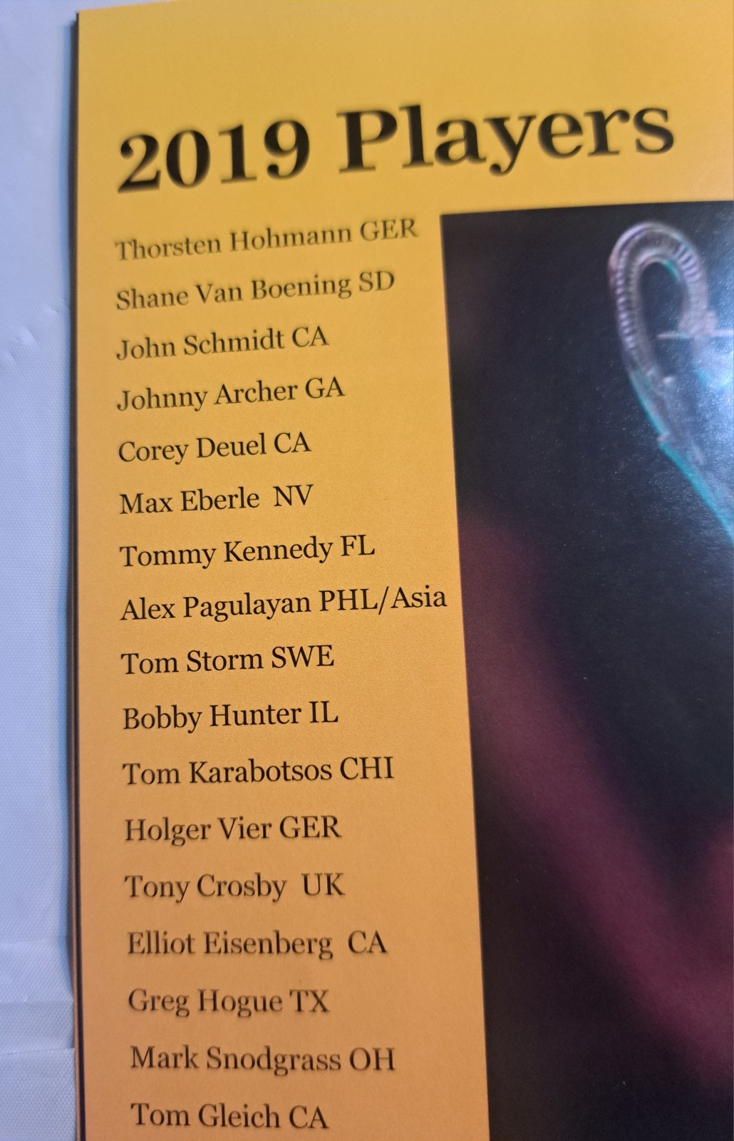 World 14.1 Championship 2019 Program Straight Pool 12 Pages Billiards