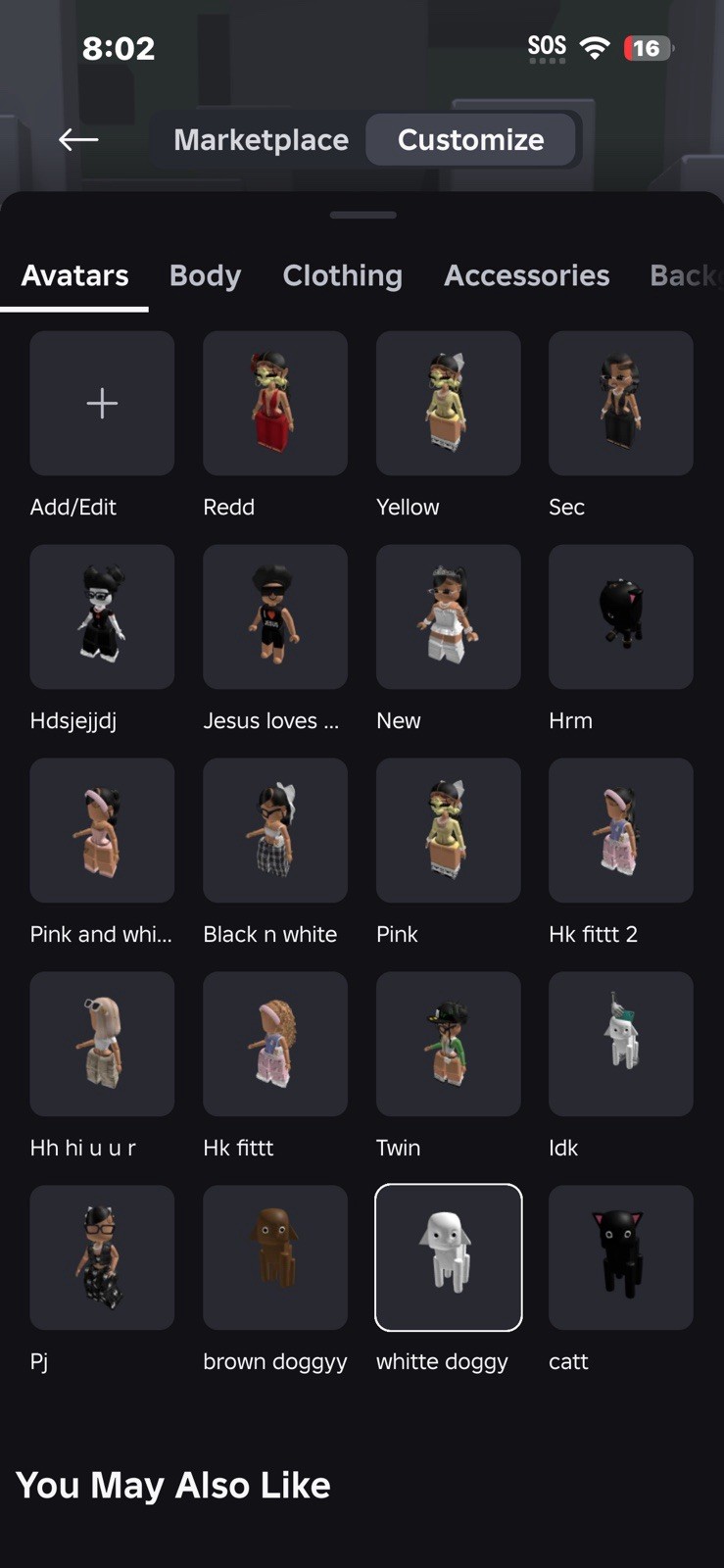 Roblox Avatar Items & Accessories Bundle - Marketplace Customization