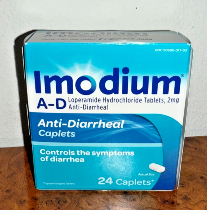 Imodium A-D Diarrhea Relief -24 Caplets- EXP: 12/2027
