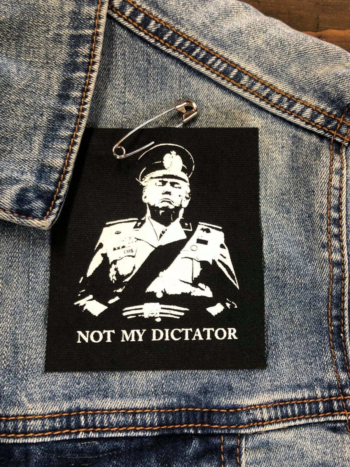 Anti-Trump Protest Patch - Activism Punk Patch , Punk Patch