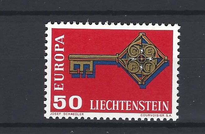 Liechtenstein 1968 Europe  MNH  (a677)
