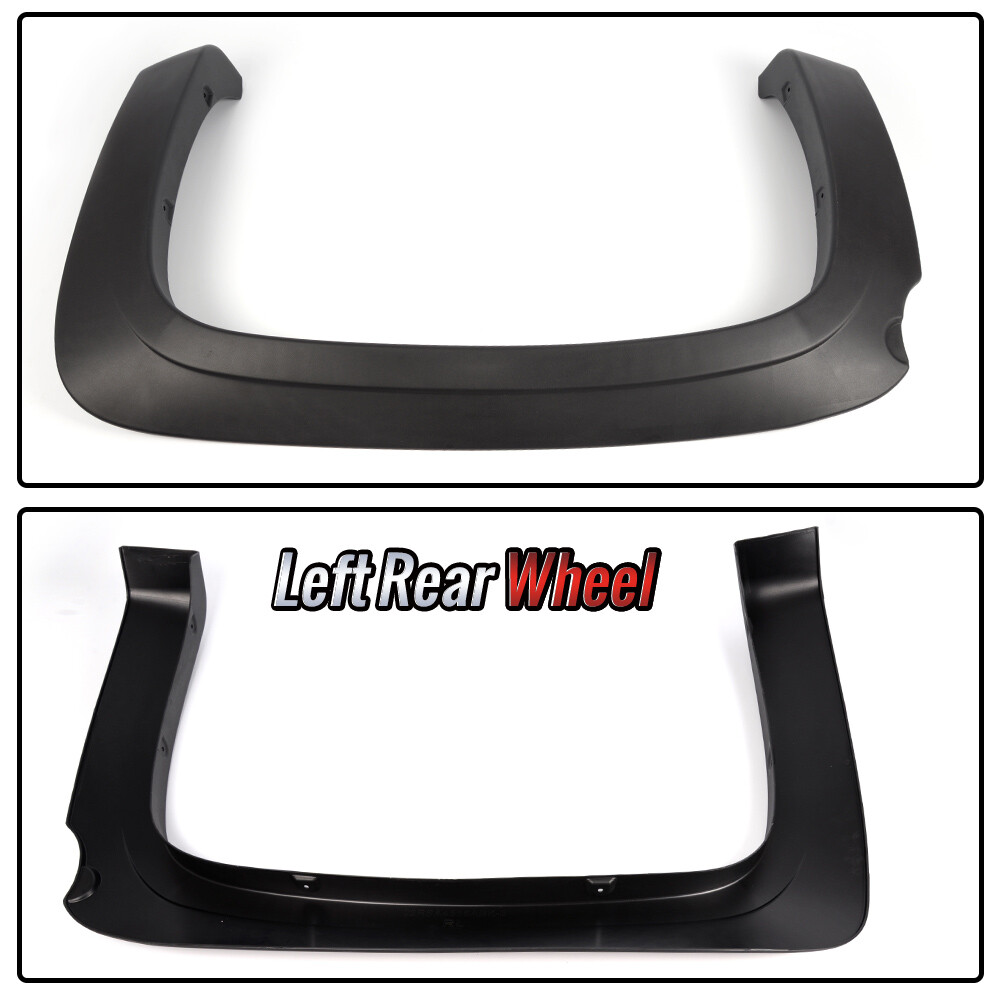 Short Bed Factory Style Fender Flare Black Fit For 2007-13 Chevy Silverado 1500