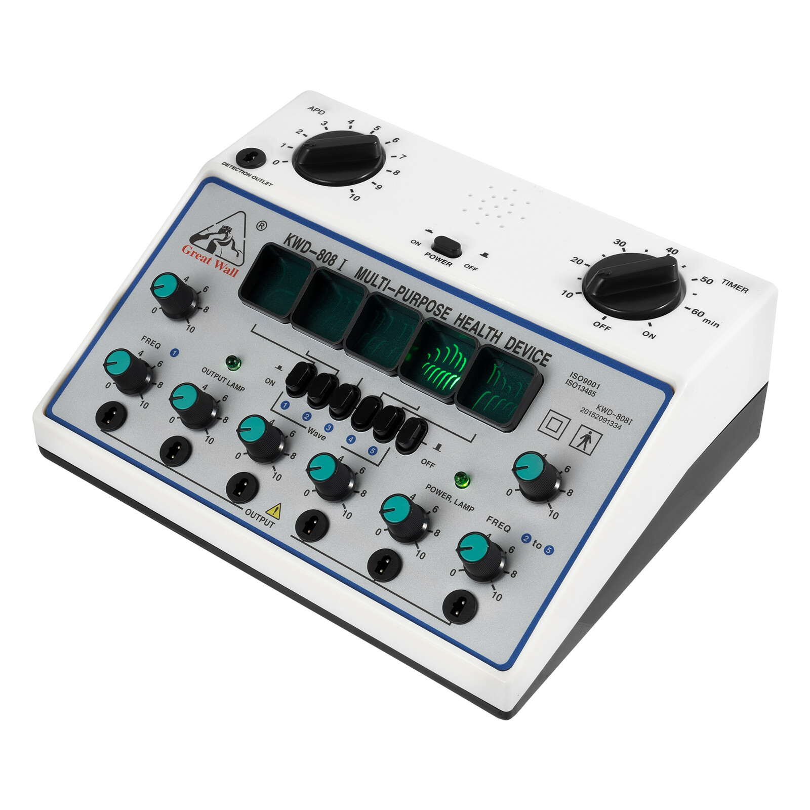 Electric Acupuncture Stimulator Machine 6 Channel Nerve Muscle Patch Massage...