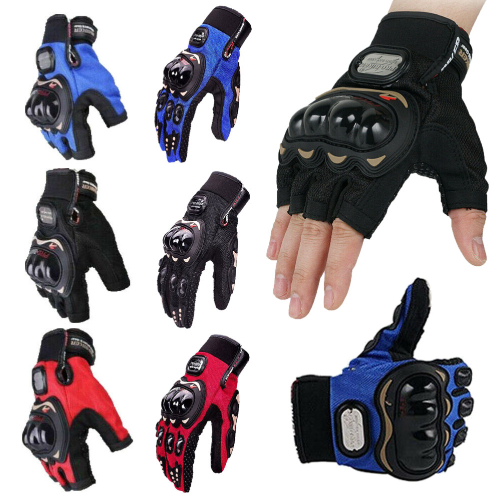 Biker Fingerless / Full Finger Motorcycle Riding Racing Cycling ATV Sport Gloves