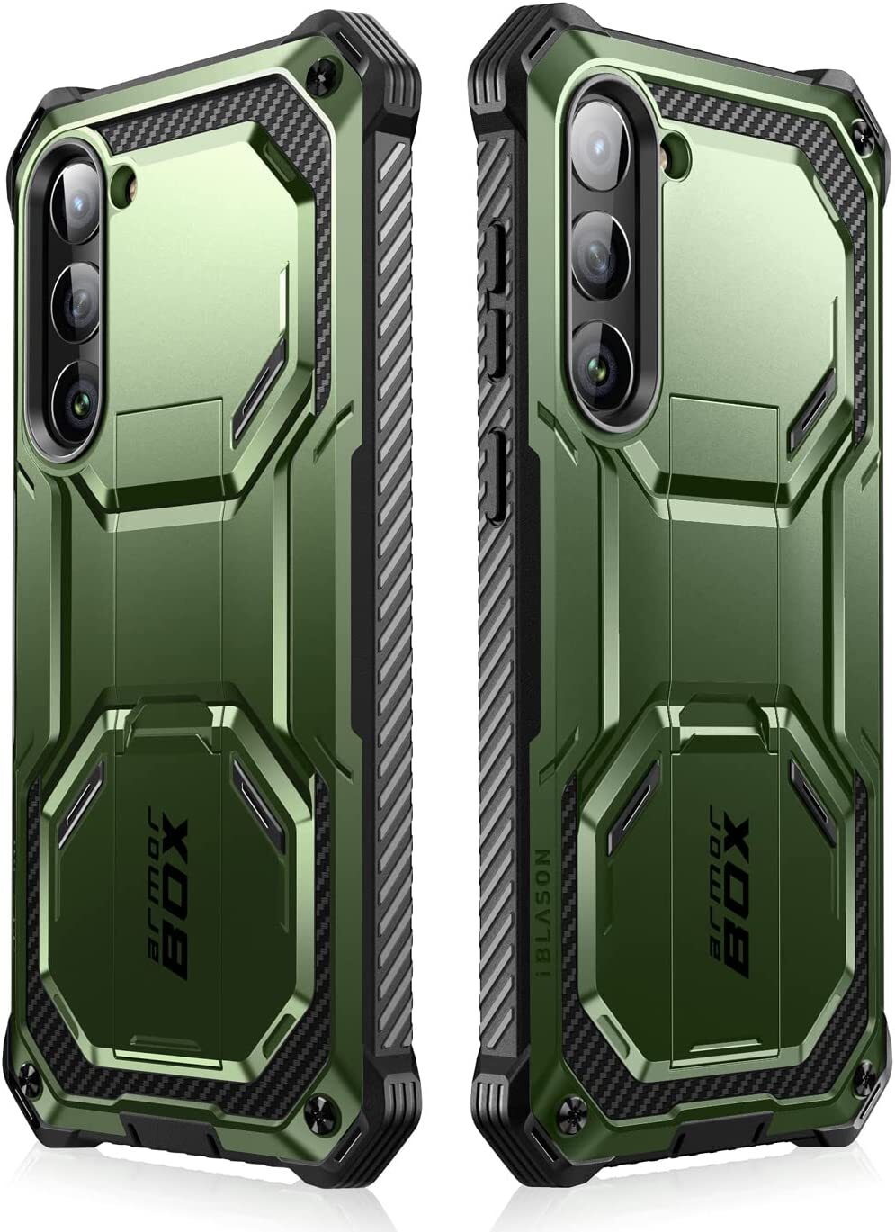 For Samsung Galaxy S23+ Plus 5G, i-Blason Armorbox Case 2 Set Front Frame