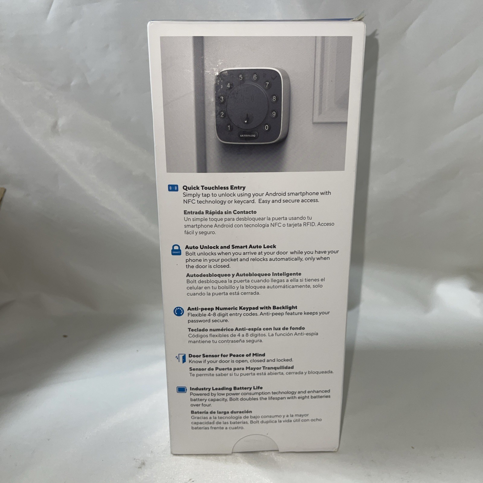 ULTRALOQ 2025 Upgrade Bolt NFC Built in Wifi Smart Door Lock *NEW SEALED*