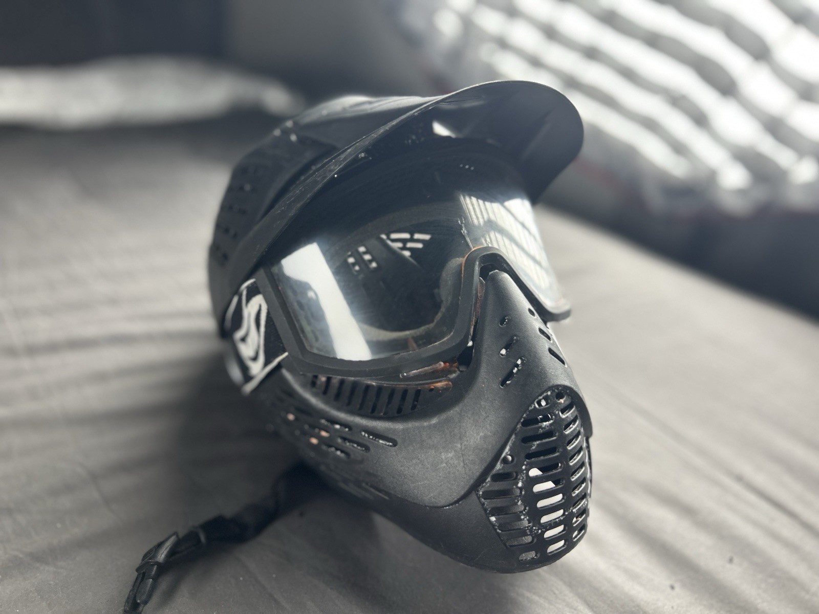 JT Paintball Mask & Goggles, Black Full Face Protective Gear