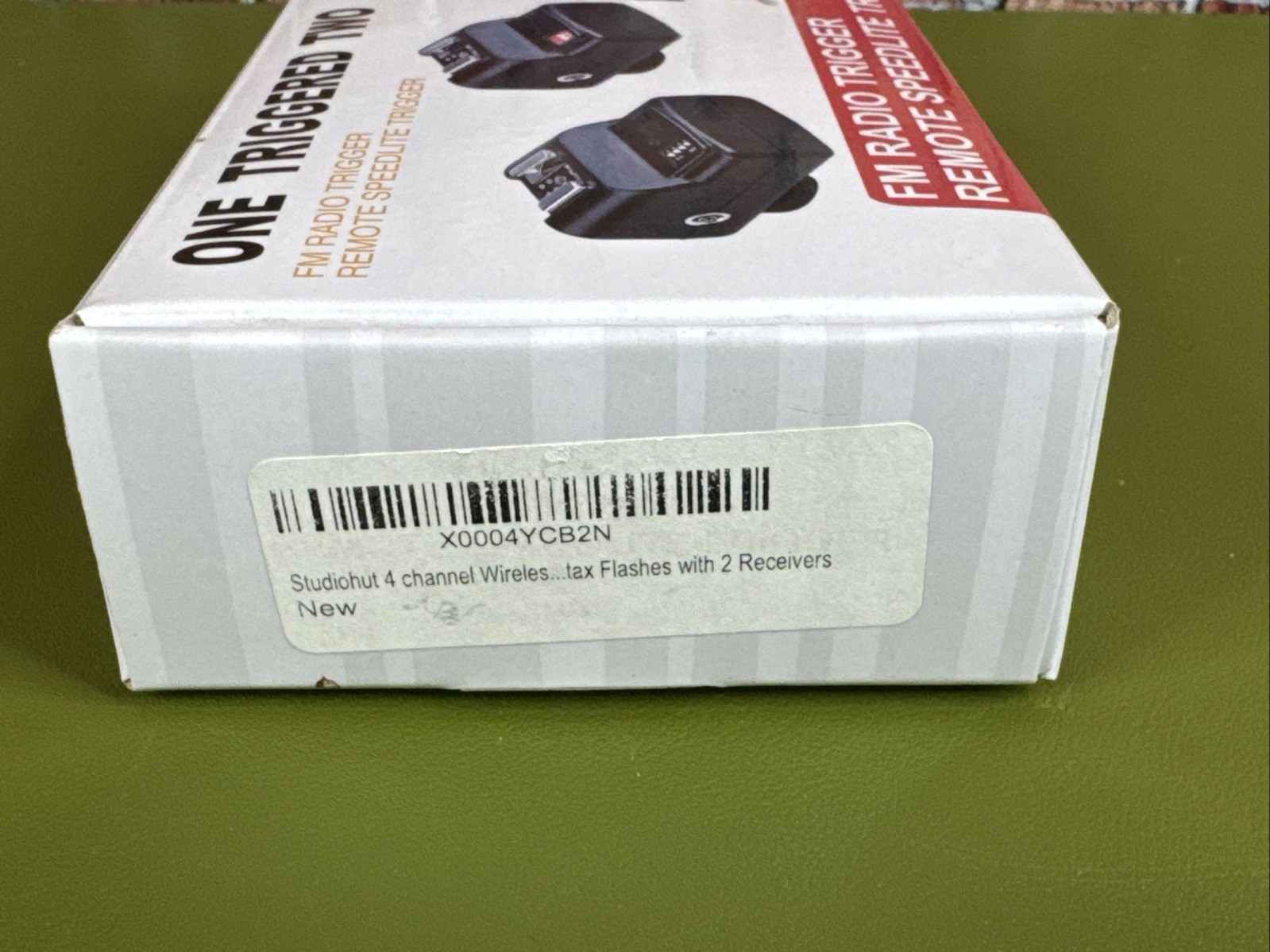 Studiohut 4 channel Wireless Radio Hot Shoe Flash Trigger Kit for Canon EOS, Nik