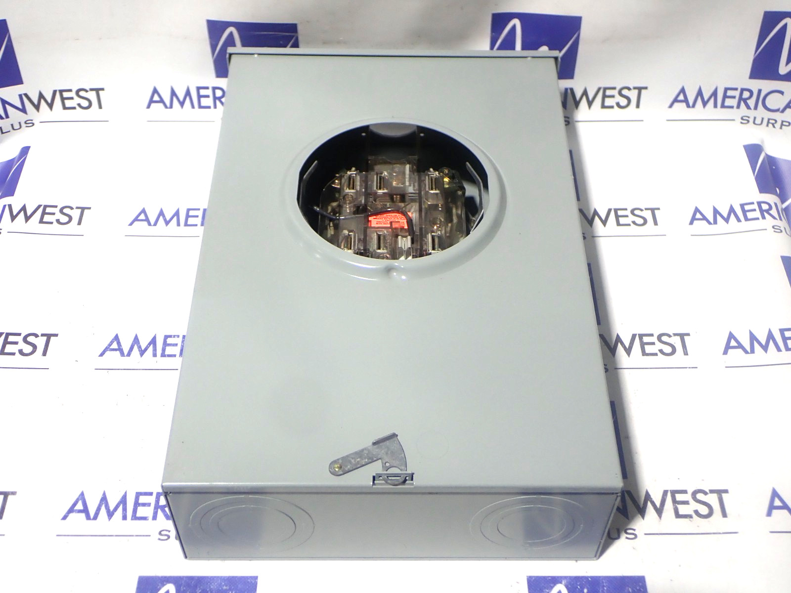 New Crouse Hinds RH173GR 3 Phase 4 Wire 200 Amp 600 Volt Rainproof Meter Socket