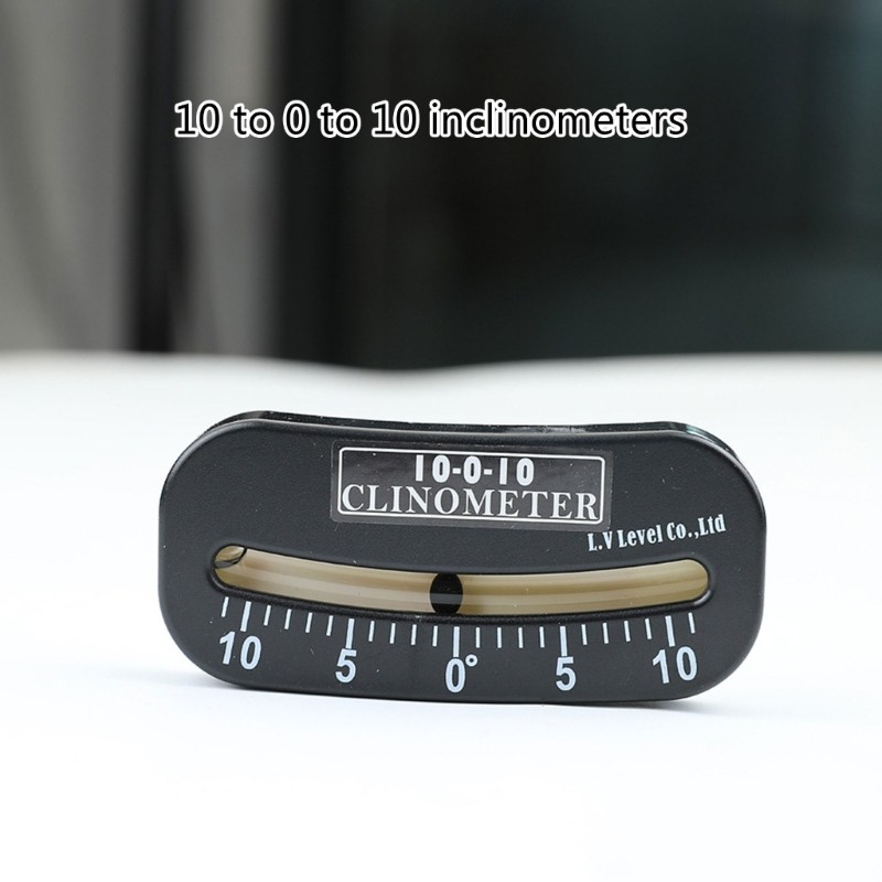 Plastic Inclinometer Slope AnglesRuler SpiritsLevel Bubble for 0-10Degree