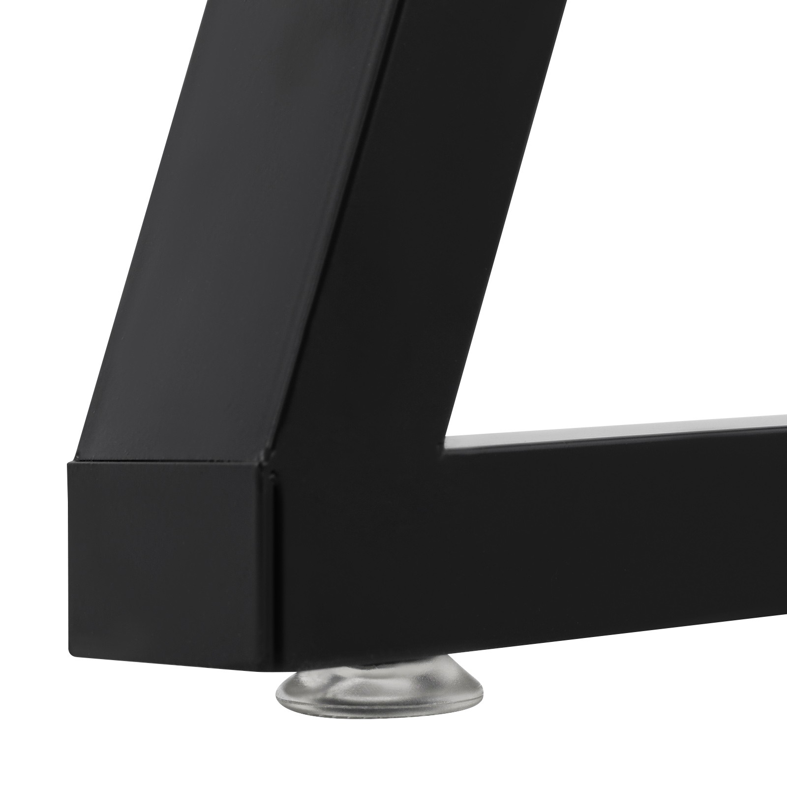 Set of 2 Industrial Black Table Leg Desk Legs Heavy Duty Furniture Legs 28" H