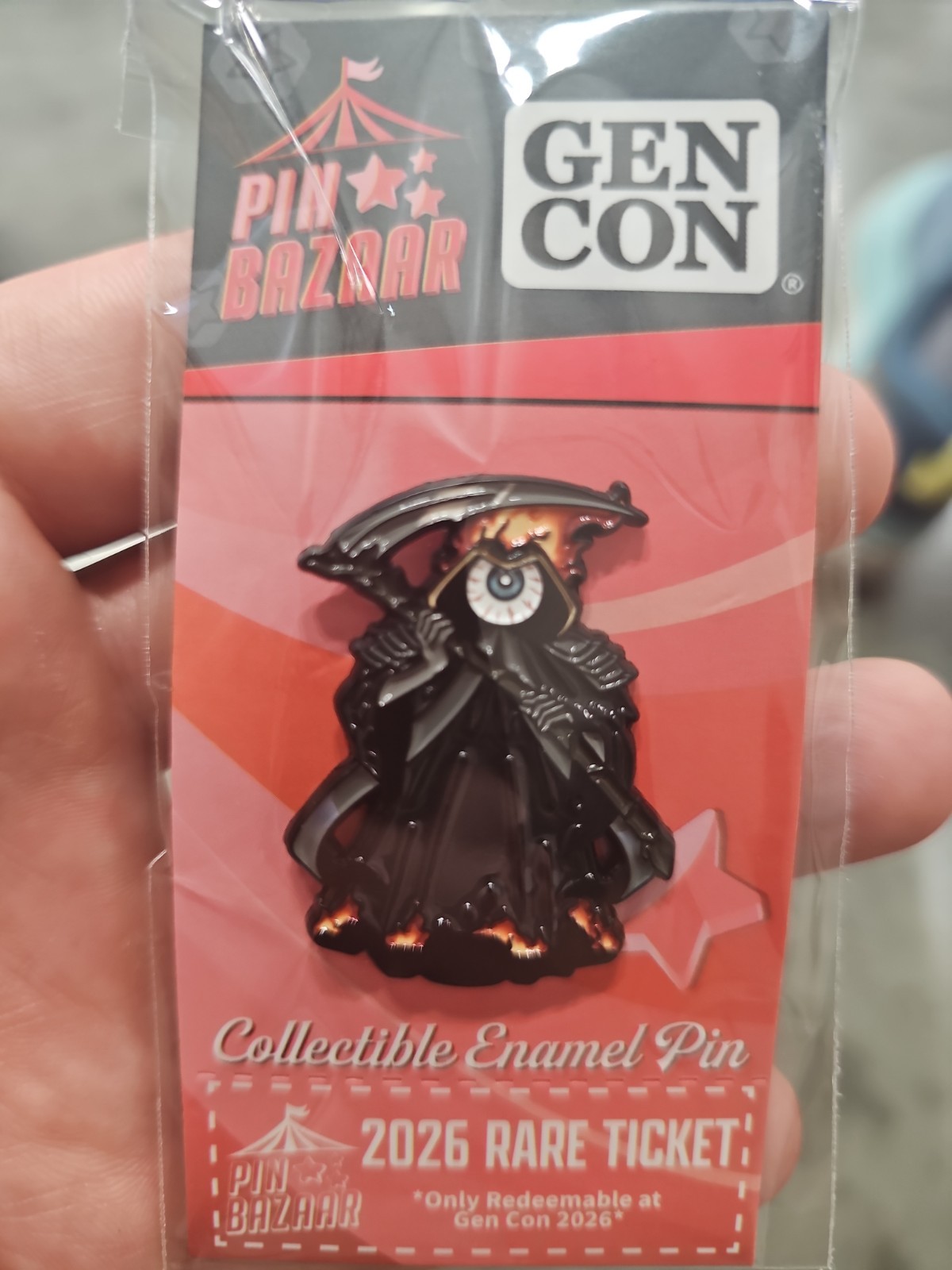 GENCON 2026 Exclusive Dungeon Crawler Carl Enamel Pin Mordecai Floor 10