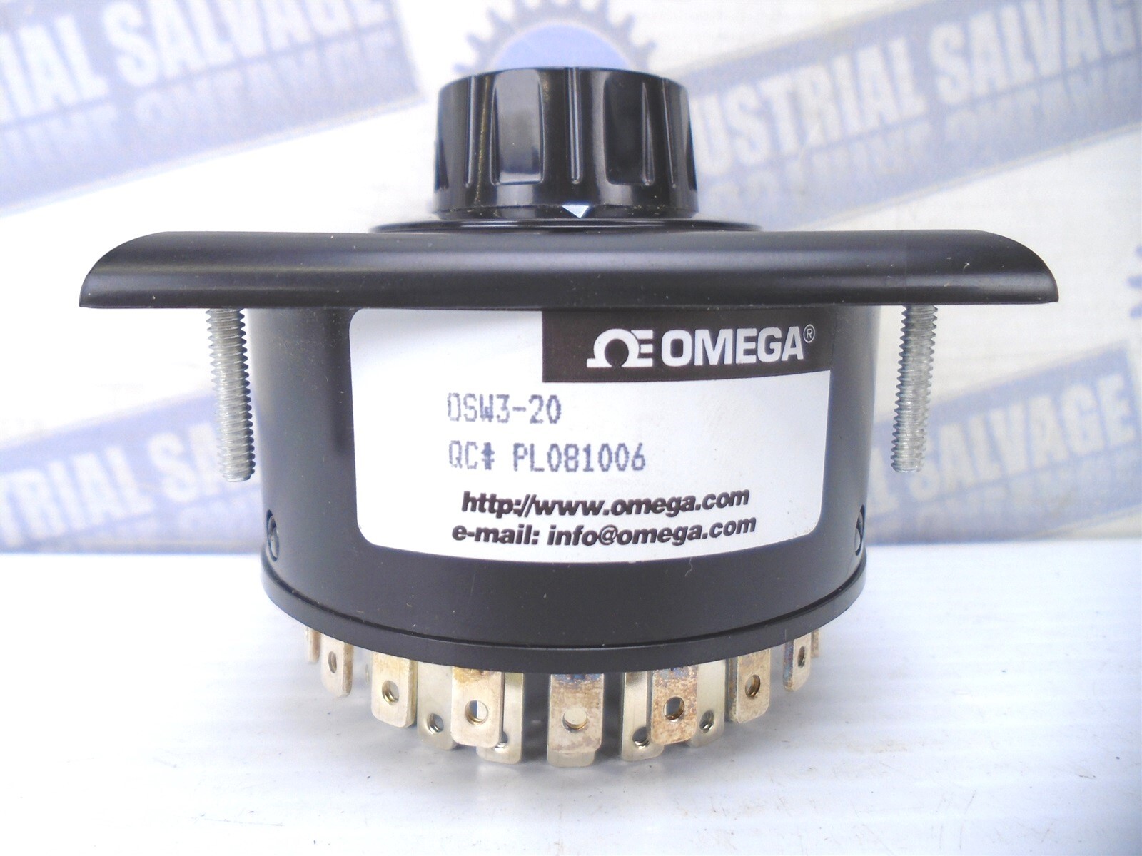 OMEGA - OSW3-20 - 20 Position 3" ROTARY SELECTOR SWITCH THERMOCOUPLES 2-Pole