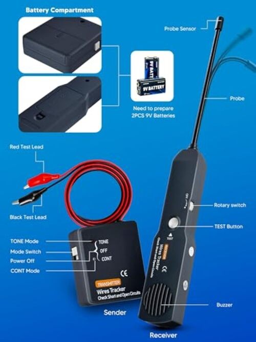 Circuit Breaker Finder - Wire Tracer - Cable Tracker Electrical