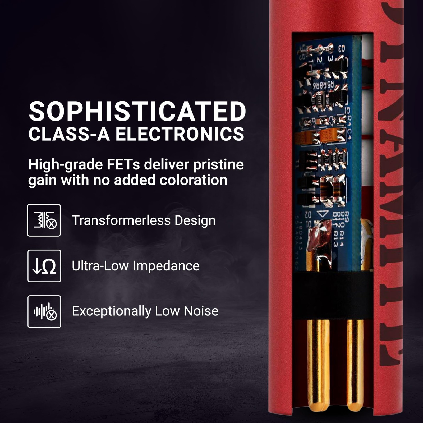 DM1 Dynamite Ultra-Slim Inline Microphone Preamp for Ribbon & Dynamic Microph...