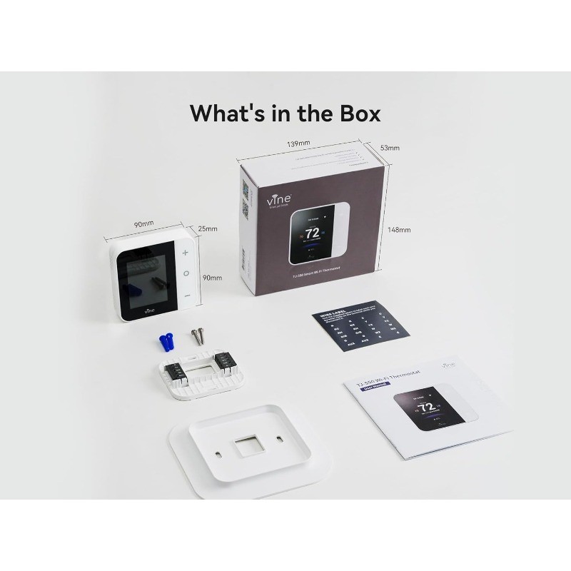 Smart Thermostat for House, WiFi Thermostats for Home Compatible with Alexa