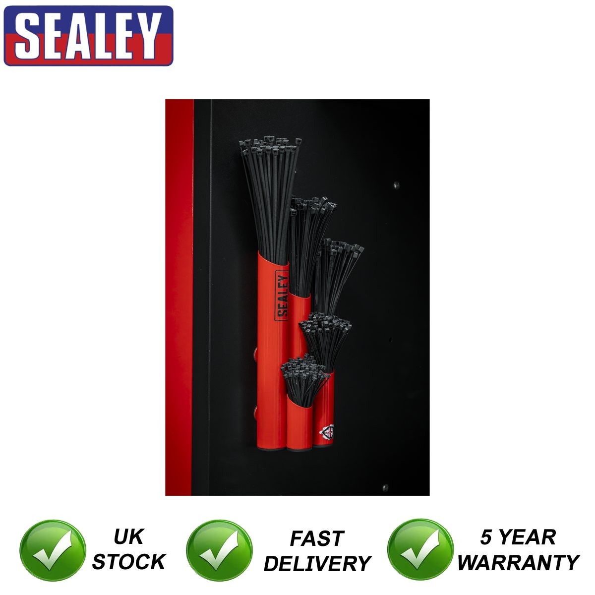 Sealey Large Magnetic Cable Tie Holder Red APCTHRXL